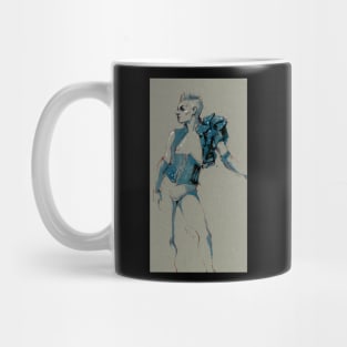 Tillie Dies Fashion Illustration Mug